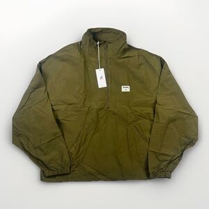 NEW Staple Pigeon Jacket XL Windbreaker Lightweight Green ‎ Half Zip NWT STPL